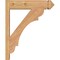Ekena Millwork Olympic Smooth Arts and Crafts Outlooker, Western Red Cedar, 5 1/2"W x 20"D x 24"H OUT06X20X24OLY03SWR - alternate 4